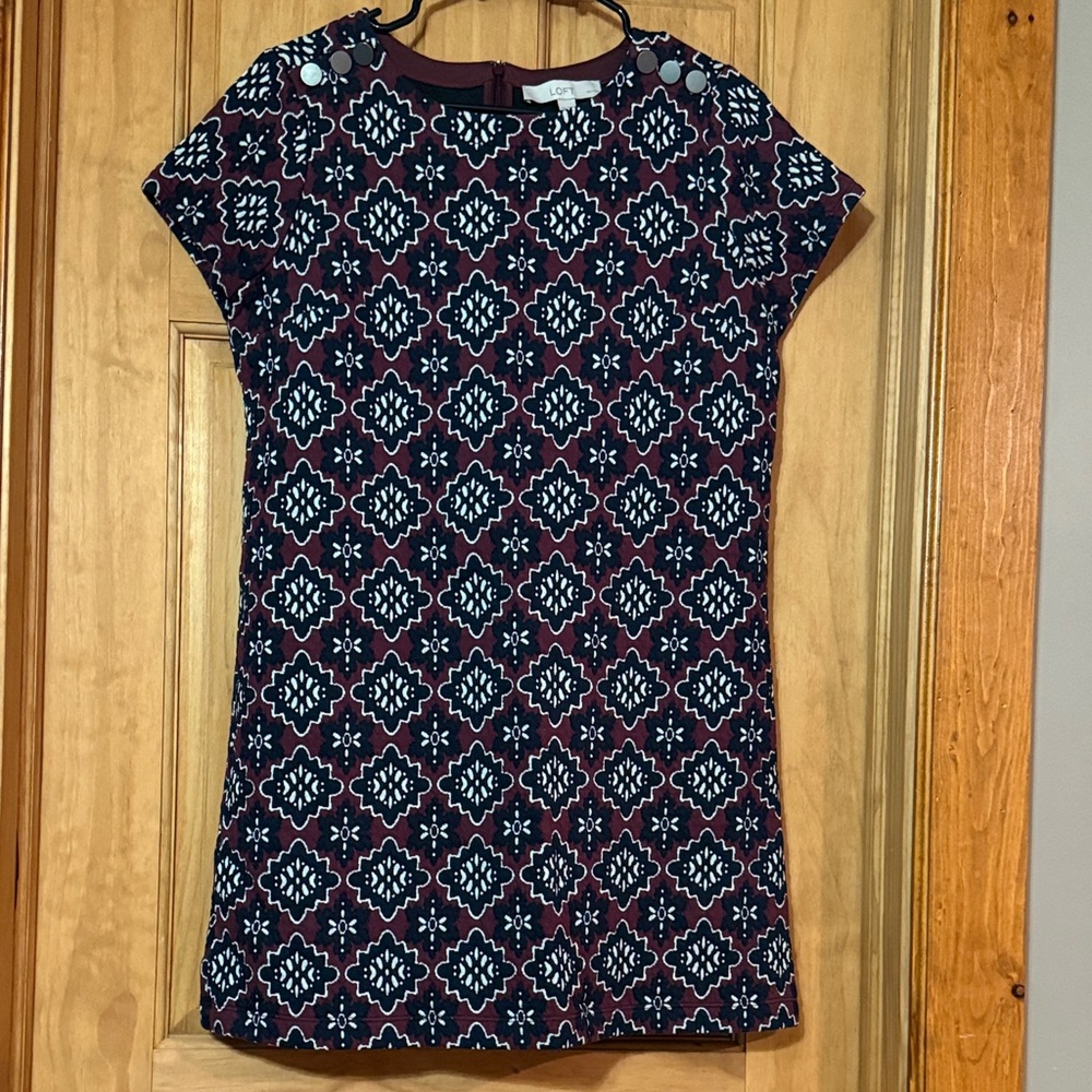Geometric Patterned Dress